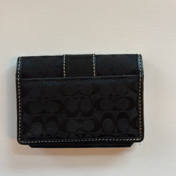 Coach Black Signature Wallet - Picture 3 of 3